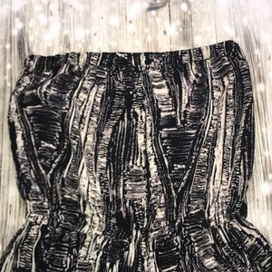 Angie black and cream jogger jumpsuit size large